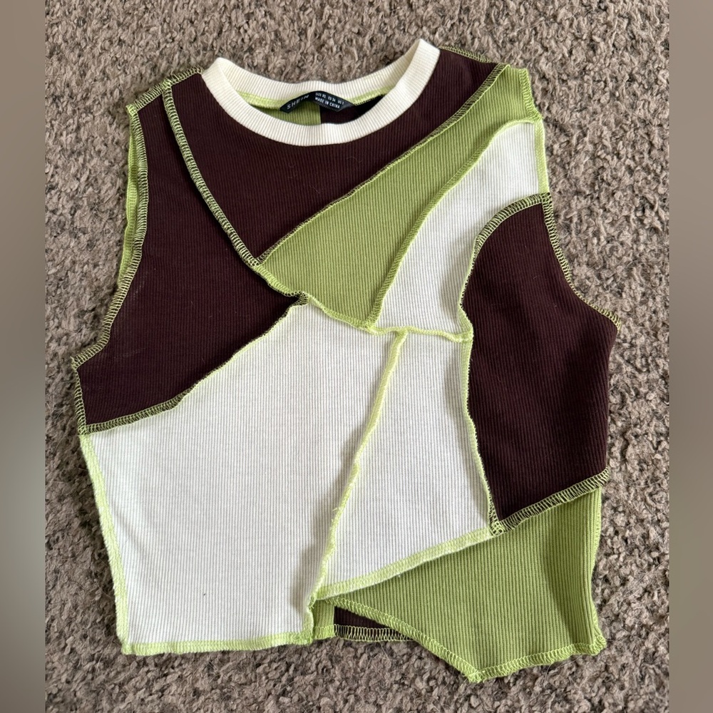 Patchwork crop top